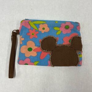 Disney handbag/clutch. Color: blue and brown